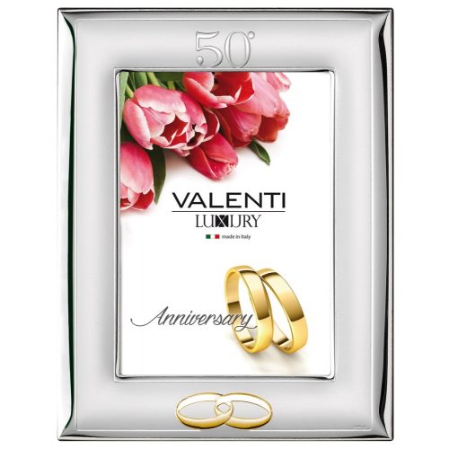 VALENTI - Ezüstözött képkeret 9 x 13 cm