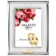 VALENTI - Ezüstözött képkeret 9 x 13 cm