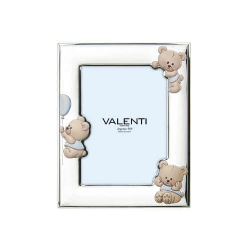 VALENTI - Ezüstözött gyermek képkeret 13 x 18 cm