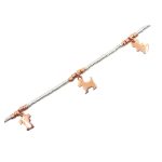 Kutya figurás charm karkötő