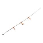 Kutya figurás charm karkötő