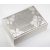 Ezüstözött ékszerdoboz: 5 x 11.5 x 16 cm