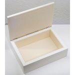 Ezüstözött ékszerdoboz: 5 x 11.5 x 16 cm