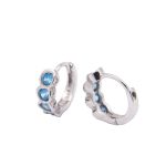 Milano - Ezüst fülbevaló