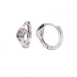 Milano - Ezüst fülbevaló