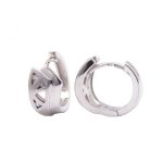 Milano - Ezüst fülbevaló