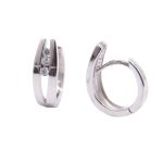 Milano - Ezüst fülbevaló