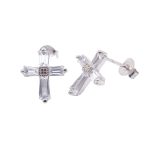 Milano - Ezüst fülbevaló