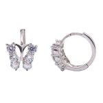 Milano - Ezüst fülbevaló