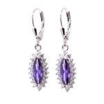 Milano - Ezüst fülbevaló