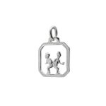 Milano - ezüst horoszkóp medál - IKREK