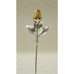 Ezüst - rózsa - aranyozott  17cm