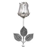 Ezüst - rózsa Argento antico 47 cm.