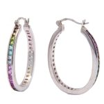 Milano - Ezüst fülbevaló