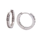 Milano - Ezüst fülbevaló