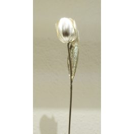Ezüst - Tulipán - 23cm