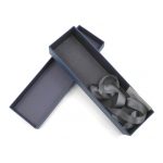 Ezüst - Tulipán -  piros kézzel festett  23cm