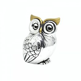 VALENTI EZÜSTÖZÖTT DEKOR - Bagoly